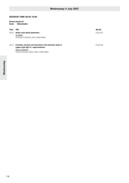 Wednesday 4 July Pdf