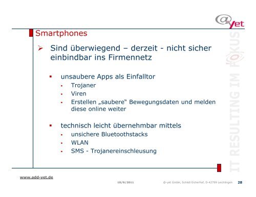 Live-Hacking Vortrag vom 11.10.10