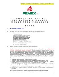 modelo de convocatoria a la licitacion publica nacional - PEMEX