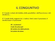 IL CONGIUNTIVO