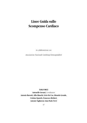 Linee Guida sullo Scompenso Cardiaco - Anmco