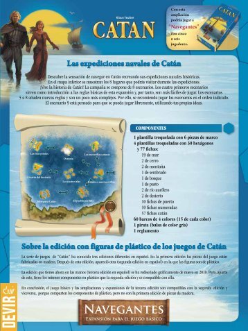 Reglas Catan - Navegantes (PDF) - Devir