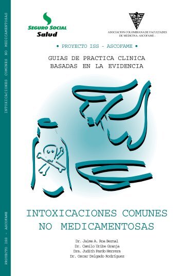 INTOXICACIONES COMUNES NO MEDICAMENTOSAS - BVSDE