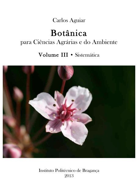 Botânica - Biblioteca Digital do IPB - Instituto Politécnico de Bragança