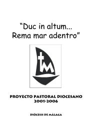 “Duc in altum... Rema mar adentro” - Diócesis de Málaga