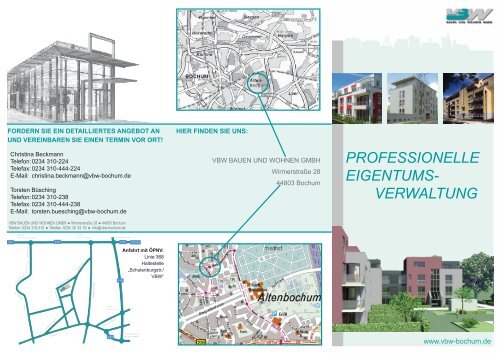 WEG-Flyer zum Download (1,8 MB) - VBW Bauen und Wohnen GMBH