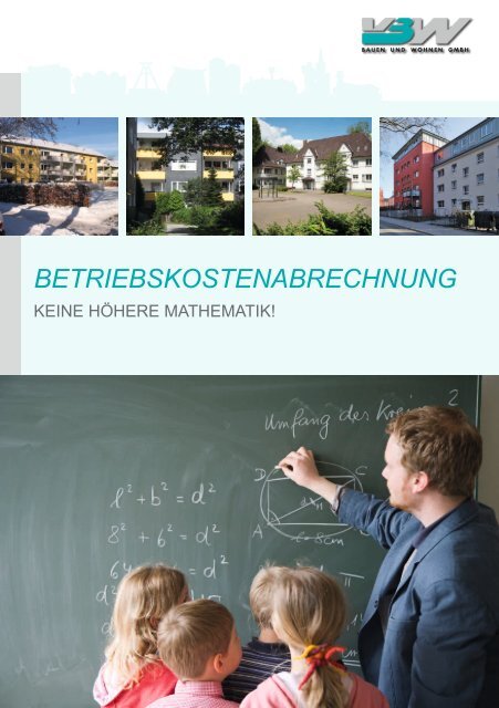 BETRIEBSKOSTENABRECHNUNG - VBW Bauen und Wohnen GMBH