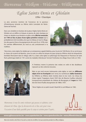 Fiche info - Eglises ouvertes