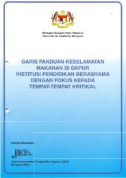 Garis Panduan Keselamatan Makanan di Dapur Institusi Pendidikan ...