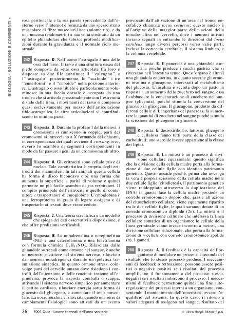 Download Commenti Biologia - Hoepli Test