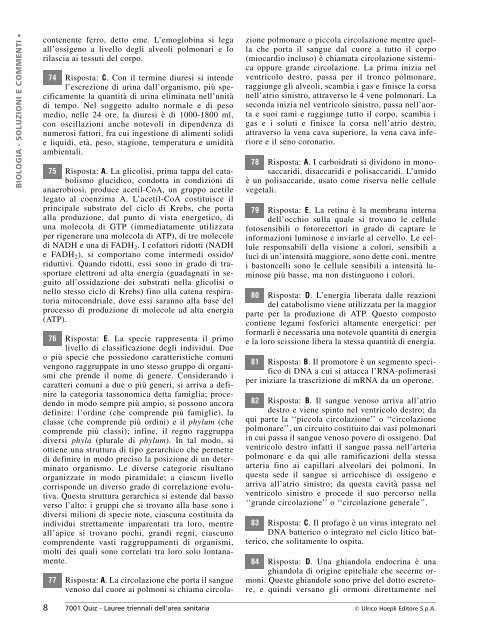 Download Commenti Biologia - Hoepli Test