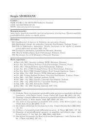 Sergiu MOROIANU - IMAR