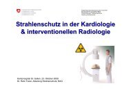 Abteilung Strahlenschutz Strahlenschutz in der Kardiologie