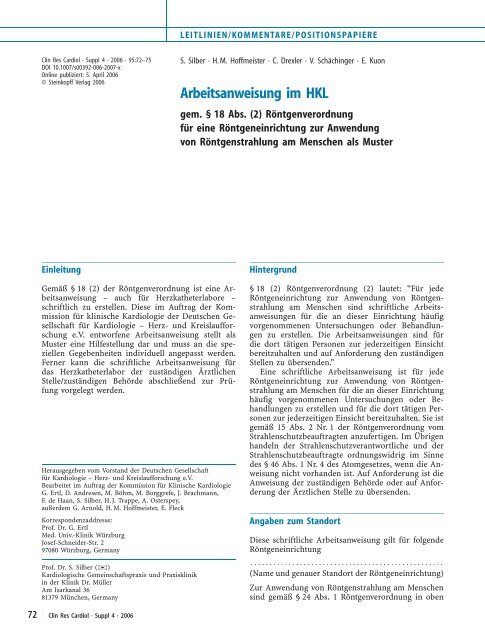 Download als PDF - Leitlinien