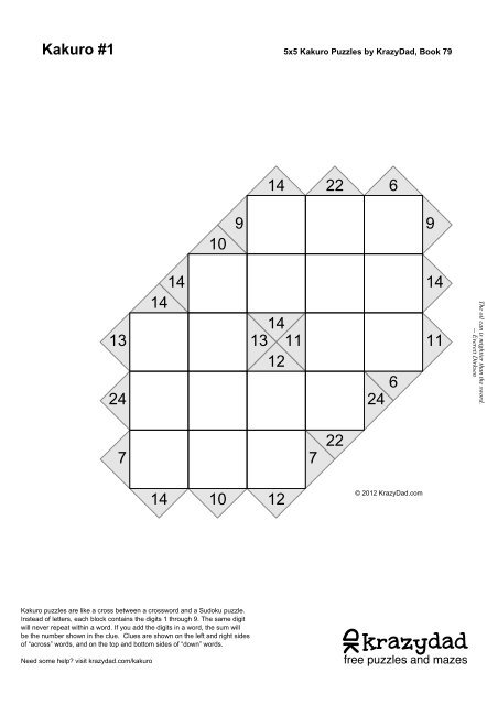 Hexadecimal Sudoku Puzzles by Krazydad