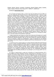 Ugolini, Adriano - Ministerio Público Fiscal - República Argentina