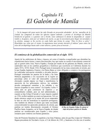 Capítulo VI. El Galeón de Manila