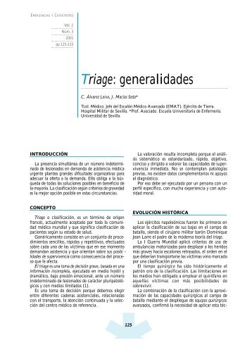 Triage: generalidades