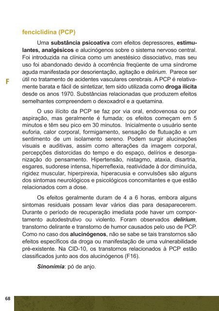Glossário de Álcool e Drogas - Observatório Brasileiro de ...