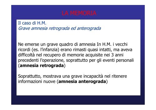 Lobo temporale memoria Lobo temporale memoria - Neurofisiologia ...