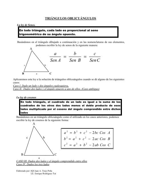 Triangulo Oblicuangulo Inicio