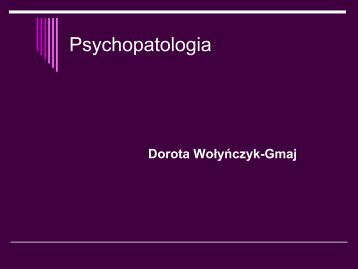 Psychopatologia