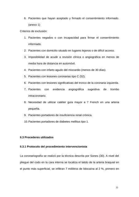 Intervencionismo coronario ambulatorio por la vía braquial en el ...