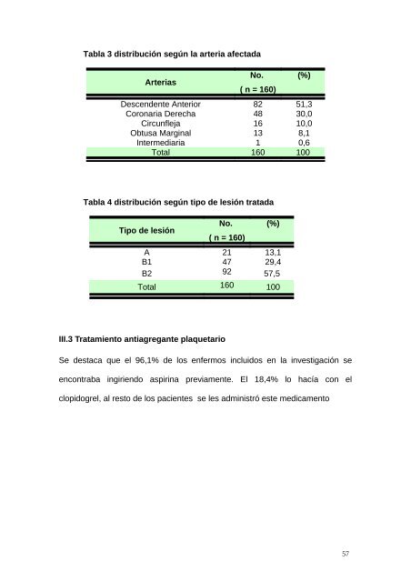 Intervencionismo coronario ambulatorio por la vía braquial en el ...