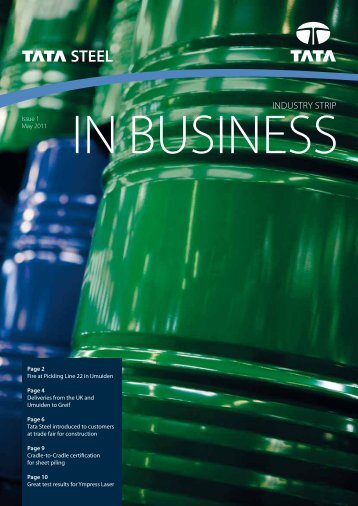 InBusiness May 2011 - Tata Steel