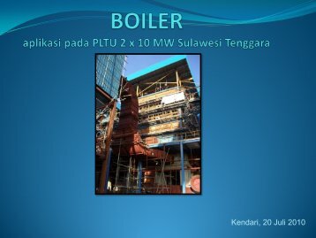 BOILER TIPE SPREADER STOKER dengan DOUBLE TRAVELLING ...