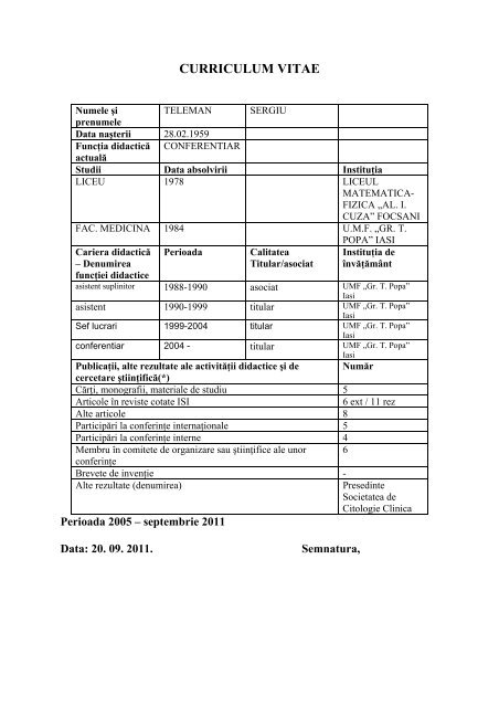 Microsoft Word - CV TELEMAN SERGIU - Gr.T. Popa