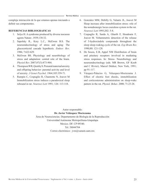 Suplemento 2 Vol 8 No 1.indd - Universidad Veracruzana