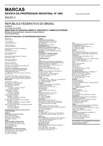 MARCAS - Revistas.inpi.gov.br - Inpi