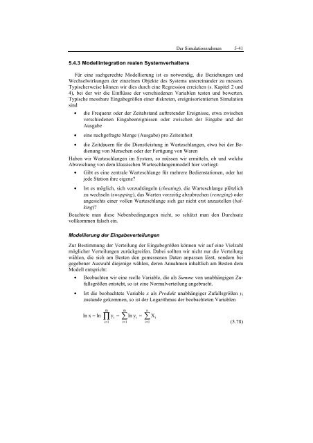 Adaptive Modellierung und Simulation - Adaptive Systemarchitektur ...