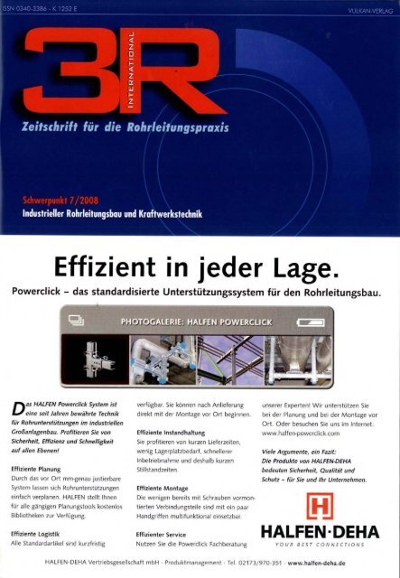 Page 1 ISSN 0340-3386 - K 1252 E INTERNATIONAL /. Zeitschrift ...