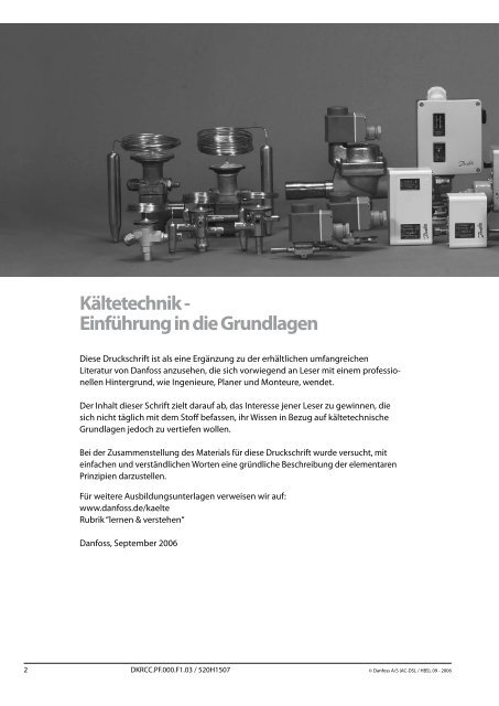 Kältetechnik - Einführung in die Grundlagen - Danfoss