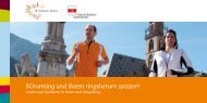 BOrunning und Bozen ringsherum spaziert - Bolzano