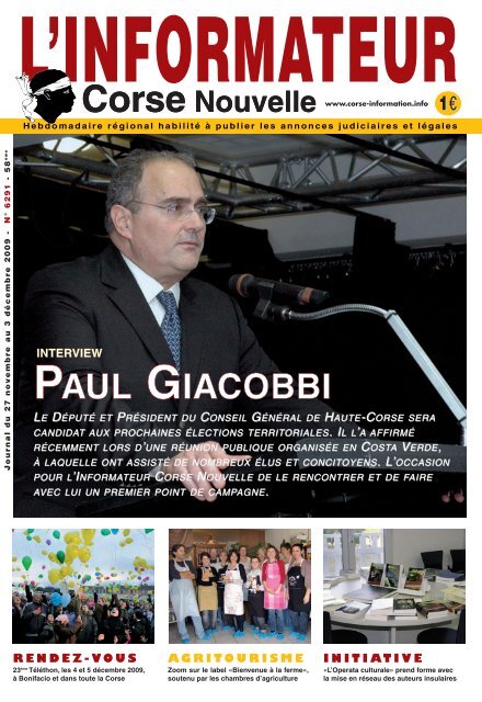 6291 NB_Journal 6139 OK - L'Informateur Corse Nouvelle