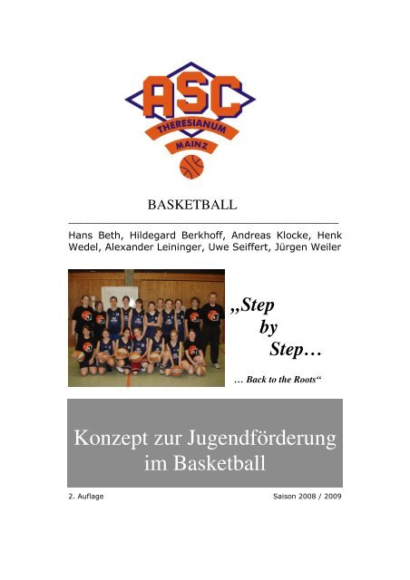 Konzept zur Jugendförderung im Basketball - ASC Theresianum ...