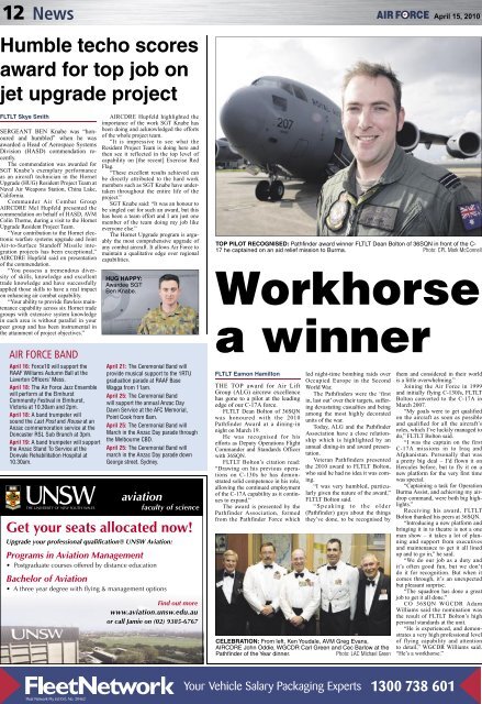 Edition 5206, April 15, 2010 - Department of Defence