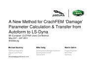 'Damage' Parameter Calculation & Transfer from Autoform to LS-Dyna