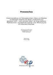 Presseschau - VCP Land Rheinland-Pfalz/Saar