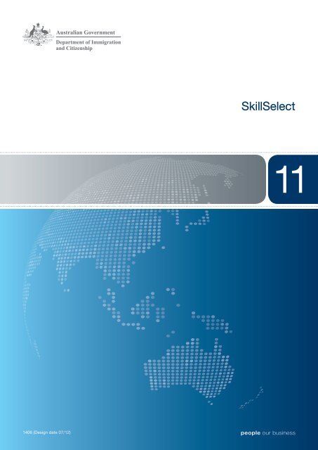 1406 - SkillSelect - Booklet 11 - Department of Immigration ...