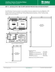 ab bulletin 1406 to mps motor protection system retrofit - Littelfuse