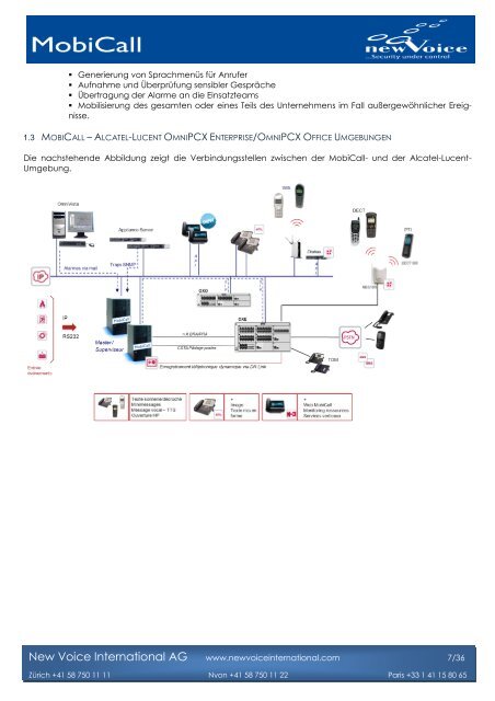 MobiCall serveur de Mobilisation - New Voice International AG