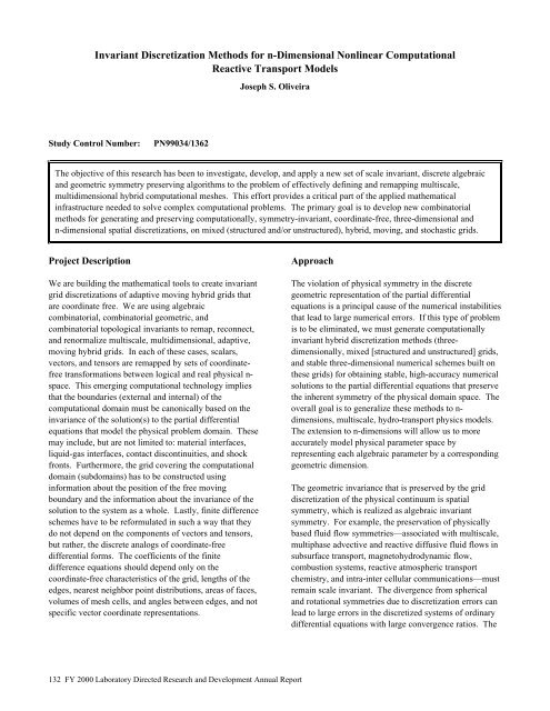 PNNL-13501 - Pacific Northwest National Laboratory