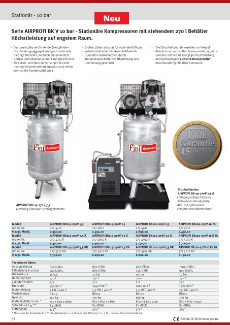 Kompressoren / Drucklufttechnik