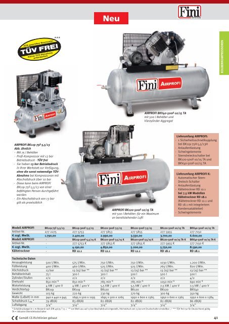 Kompressoren / Drucklufttechnik