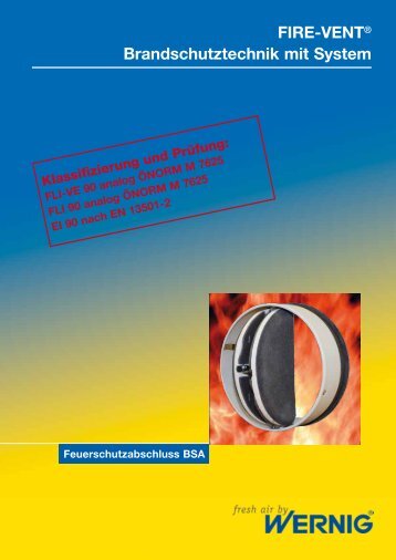 FIRE-VENT® Brandschutztechnik mit System - Wernig