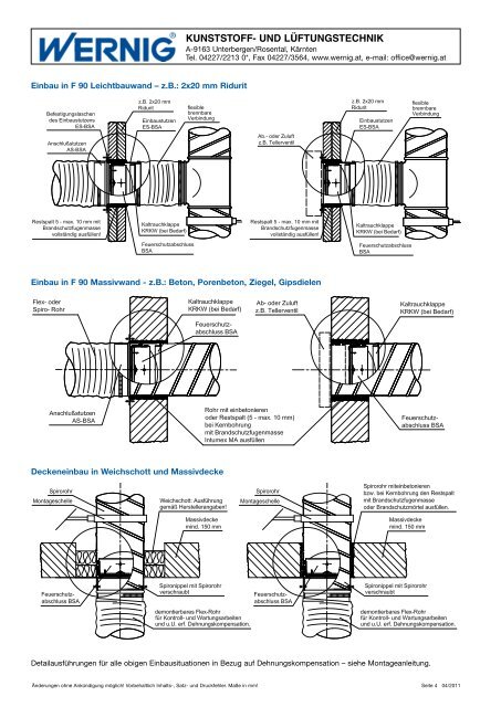 FIRE-VENT® Brandschutztechnik mit System - Wernig